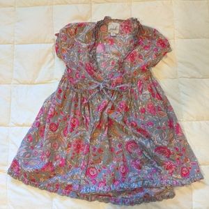 Little girls' wrap dress